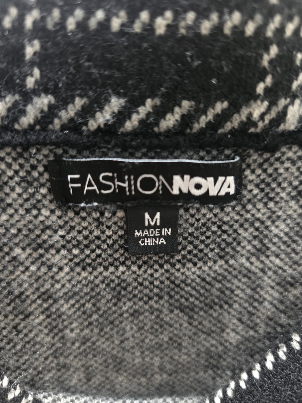 Fashion Nova Plaid Knit Mini Skirt - Picture 2 of 5